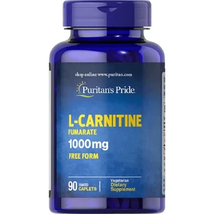 L-карнитин фумарат, L-Carnitine Fumarate, Puritan's Pride, 1000 мг, 90 капсул