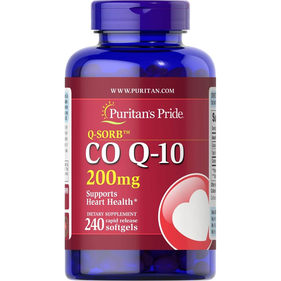Коэнзим Q10, Q-SORB Co Q-10, Puritan's Pride, 200 мг, 240 капсул быстрого высвобождения: цены и характеристики