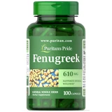 Пажитник, Fenugreek, Puritan's Pride, 610 мг, 100 капсул