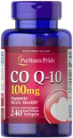 Коэнзим Q10, CO Q-10, Puritan's Pride, 100 мг, 240 гелевых капсулы быстрого высвобождения