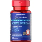 Омега-3 рыбий жир экстра сила, Omega-3 Fish Oil, Puritan's Pride, 30 капсул