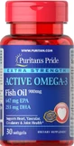 Омега-3 риб'ячий жир екстра сила, Omega-3 Fish Oil, Puritan's Pride, 30 капсул