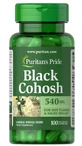 Цимицифуга (Клопогон гоновидный), Black Cohosh, Puritan's Pride, 540 мг, 100 капсул