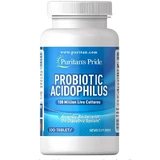 Пробиотик ацидофилус, Probiotic Acidophilus, Puritan's Pride, 100 таблеток