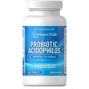 Пробіотик ацидофилус, Probiotic Acidophilus, Puritan's Pride, 100 таблеток