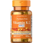 Витамин К-2, Vitamin K-2 (MenaQ7), Puritan's Pride, 50 мкг, 30 капсул: цены и характеристики