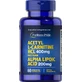 Ацетил-L-карнитин с альфа-липоевой кислотой, Acetyl L-Carnitine with Alpha Lipoic Acid, Puritan's Pride, 400 мг / 200 мг, 60 капсул