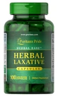 Проносний засіб, Herbal Laxative, Puritan's Pride, 100 капсул