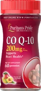 Коэнзим Q-10, Co Q-10, Puritan's Pride, персик/манго, 200 мг, 60 жевательных конфет