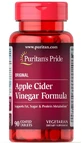 Яблочный уксус, Apple Cider Vinegar, Puritan's Pride, формула, 90 таблеток