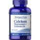 Кальцій, магній плюс вітамін D3, Calcium Magnesium plus Vitamin D, Puritan's Pride, 100 капсул