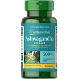 Ашваганда, стандартизированный экстракт, Ashwagandha, Puritan's Pride, 500 мг, 60 капсул