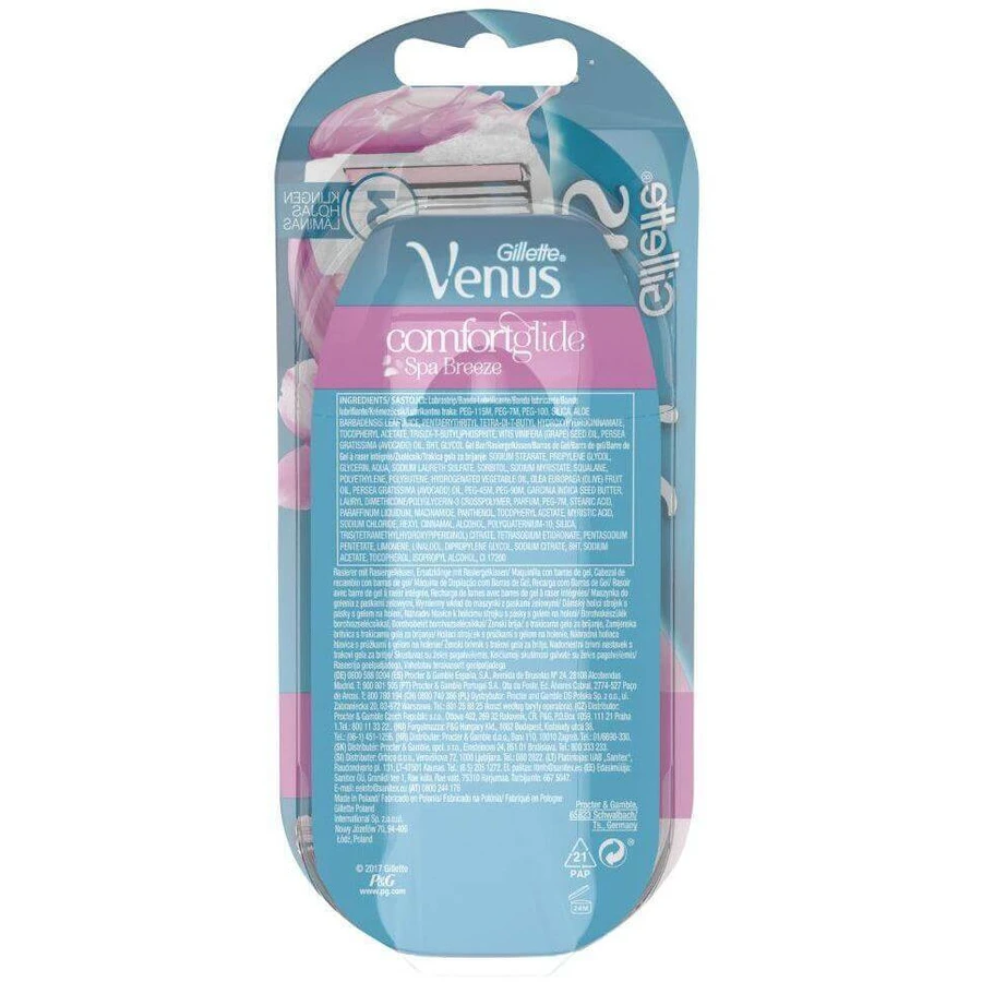 Бритва Gillette Venus Spa Breeze + 2 головки: цены и характеристики