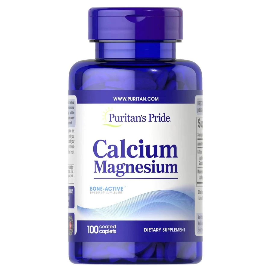 Кальцій Магній, Calcium Magnesium, Puritan's Pride, 100 каплет: ціни та характеристики