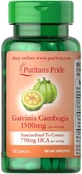 Гарциния камбоджийская, Garcinia Cambogia, Puritan's Pride, 750 мг, 60 каплет