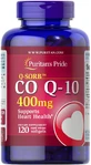 Коэнзим Q10, CO Q-10, Puritan's Pride, 400 мг, 120 гелевых капсул