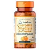 Кверцетин дигідрат плюс вітамін C, Quercetin Dihydrate Plus Vitamin C, Puritan's Pride, 500 мг/1400 мг, 50 капсул