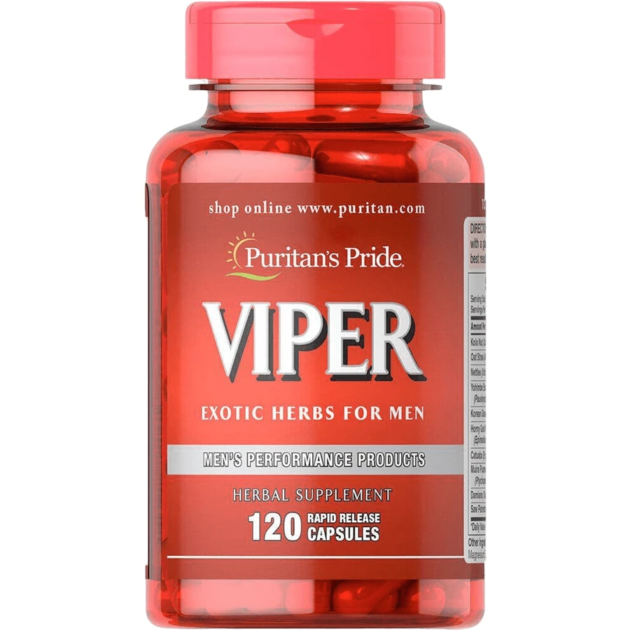 Травяная смесь для мужчин, Viper Exotic Herb for Men, Puritan's Pride, 120 капсул: цены и характеристики