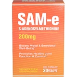 S-Аденозилметіонін, SAM-e, Puritan's Pride, 200 мг, 30 таблеток