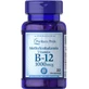 Витамин В12 (метилкобаламин), Methylcobalamin Vitamin B-12, Puritan's Pride 1000 мкг, 30 миниледенцов