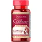 Журавлина, Cranberry, Puritan's Pride, 1 на день, 60 капсул