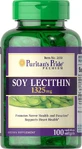 Лецитин із сої, Soy Lecithin, Puritan's Pride, 1325 мг, 100 капсул