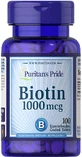 Біотин, Biotin, Puritan's Pride 1000 мкг, 100 таблеток