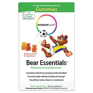 Витамины для детей, Multivitamin & Multimineral, Rainbow Light, 90 жевательных конфет, 30 пакетиков по 3 шт.