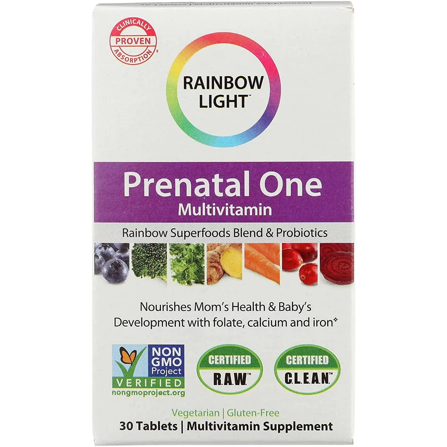 Мультивитамины для беременных, Prenatal One, Rainbow Light, 30 таблеток: цены и характеристики