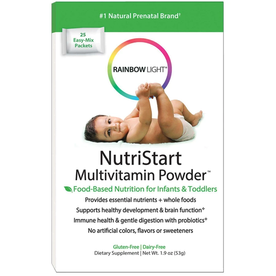 Мультивітамінний порошок для дітей (травлення, імунітет) NutriStart, Rainbow Light, 25 пак, 53 г: ціни та характеристики