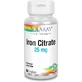Цитрат заліза, Iron citrate, Solaray, 25 мг, 60 вегетаріанських капсули