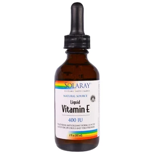Вітамін Е, Vitamin E, Solaray, рідкий, 400 МО, 60 рідина