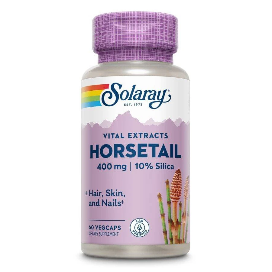 Екстракт хвоща, Horsetail Extract, Solaray, 400 мг, 60 капсул: ціни та характеристики