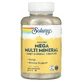 Мультиминеральный комплекс без железа, Mega Multi Mineral, Solaray, 200 капсул