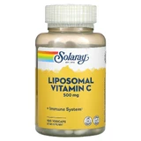 Витамин С липосомальный, Liposomal Vitamin C, Solaray, 500 мг, 100 вегетарианских капсул