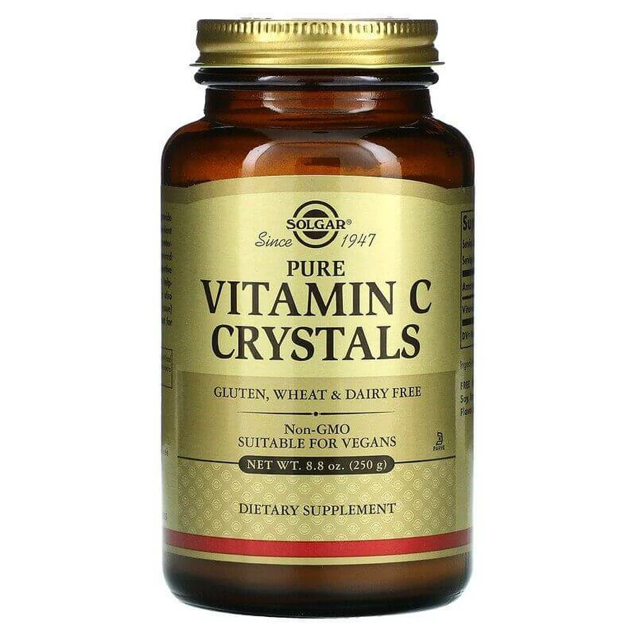 Витамин С, Vitamin C, Solgar, чистые кристаллы, 250 г: цены и характеристики