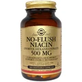 Ніацин, No-Flush Niacin, Solgar, не викликає почервоніння, 500 мг, 100 капсул