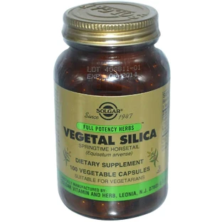 Кремній вегетаріанський, Vegetal Silica, Solgar, 100 капсули