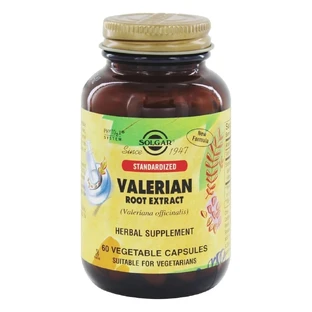 Валериана экстракт корней, Valerian Root Extract, Solgar, 60 вегетарианских капсулы
