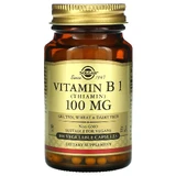 Витамин B1 (тиамин), Vitamin B1, Solgar, 100 мг, 100 вегетарианских капсул
