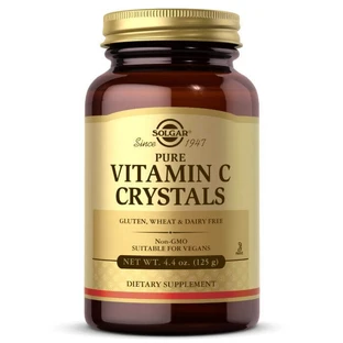Витамин С, Vitamin C, Solgar, чистые кристаллы, 125 г