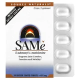 S-Аденозилметіонін, SAM-e, Source Naturals, 400 мг, 30 таблеток