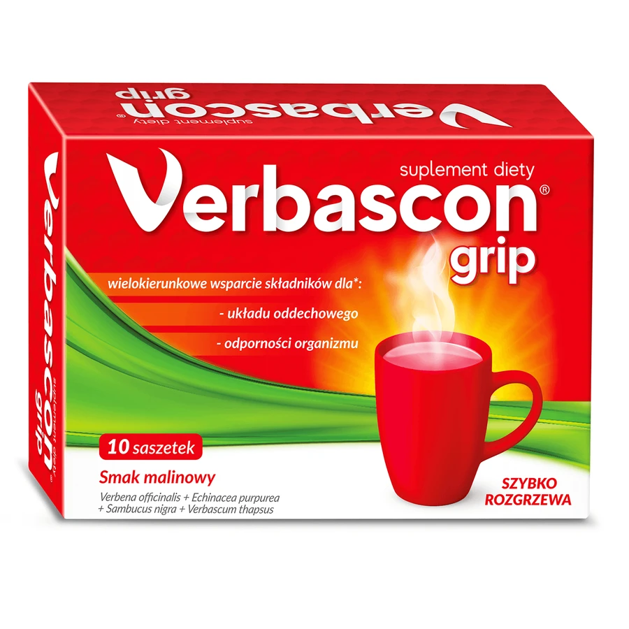 Verbascon Grip, 10 пакетиков: цены и характеристики