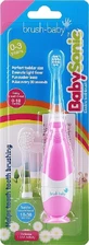 Електрична зубна щітка Brush Baby Babysonic, 0-3 роки, рожева 
