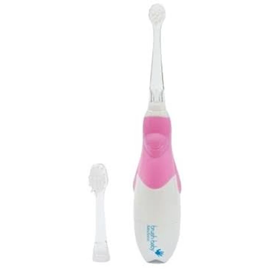 Электрическая зубная щетка Brush Baby Babysonic, 0-3 года, розовая: цены и характеристики