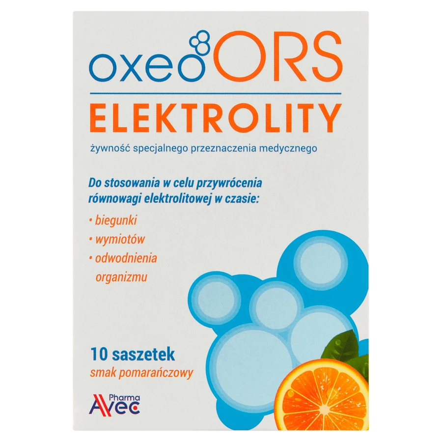 Oxeo ORS Электролиты, со вкусом апельсина, 4,2 г x 10 пакетиков: цены и характеристики
