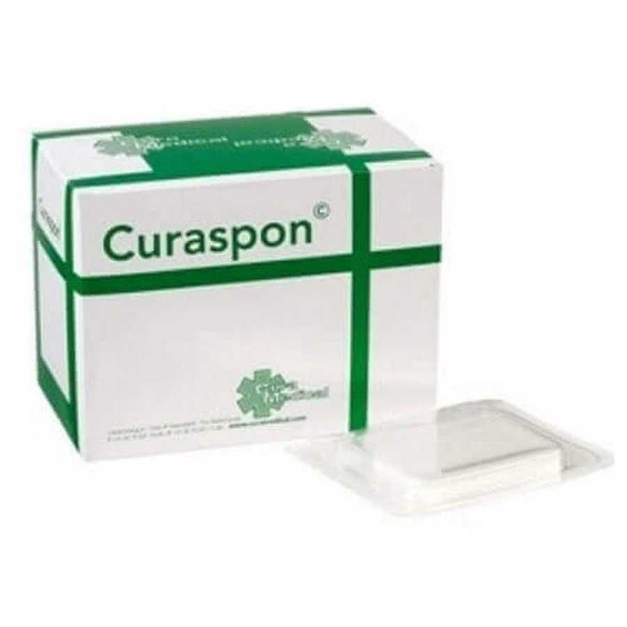 Губка гемостатическая Curaspon 80 x 50 x 10 мм, 20 штук, Curamedical: цены и характеристики