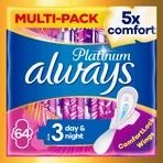 Гігієнічні крильця Always Platinum Day & Night (Vekos 3) 64 шт.: ціни та характеристики
