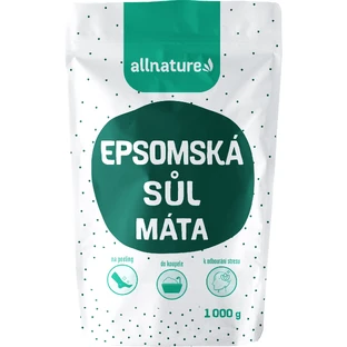 Allnature Эпсом с мятой, 1 x 1000 г