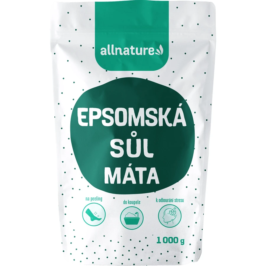 Allnature Эпсом с мятой, 1 x 1000 г: цены и характеристики